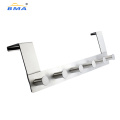 Houseware 6 Hooks Organizer Rack Stainless Steel Over Door Hanger Overdoor Hook